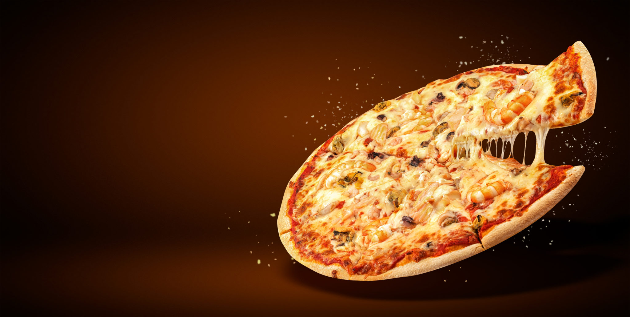 Макет рекламы пиццерии